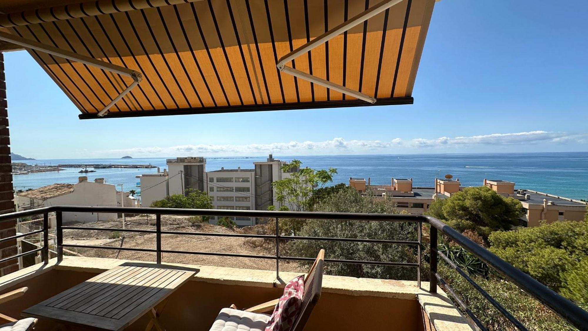 Pv20B, Amplio Apartamento Centrico, 50 Mt De La Playa Y Vistas Al Mar Villajoyosa Ngoại thất bức ảnh